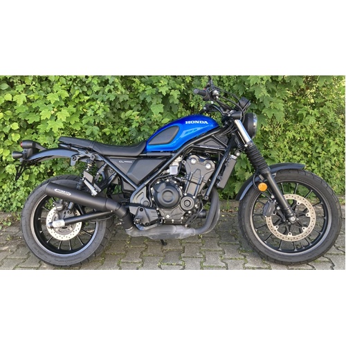 Miller Raptor | Slip-On Exhaust To Suit Honda CL 500 (Tapered, matt black)