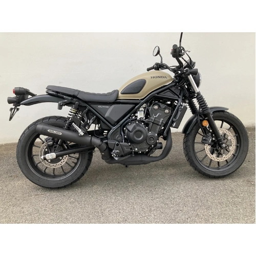 Miller Raptor II | Slip-On Exhaust To Suit Honda CL 500 (Tapered, matt black)