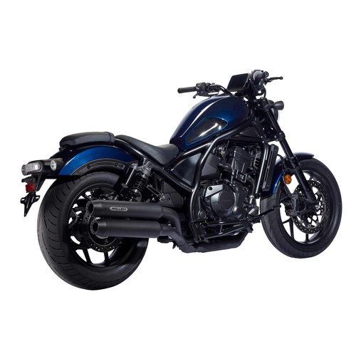 Miller Stormbreaker | Slip-On Exhaust To Suit Honda CMX 1100 Rebel (Tapered, matt black)