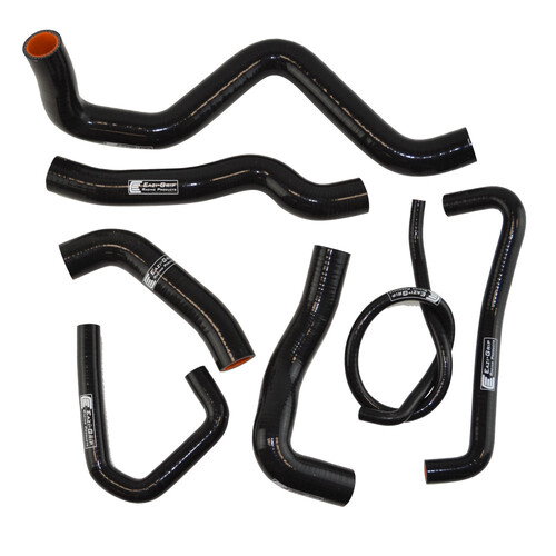 Eazi-Grip Silicone Hose Kit for Kawasaki ZX-6R 2009 - 2021  black