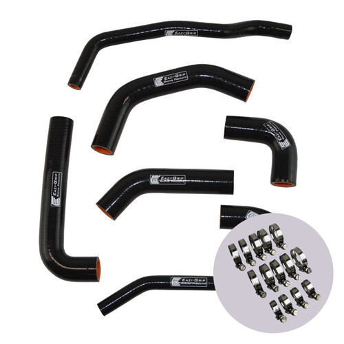 Eazi-Grip Silicone Hose and Clip Kit for Kawasaki ZX-10R 2016 - 2020  black