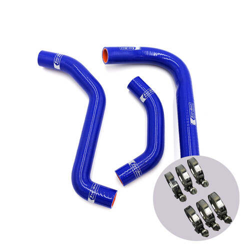 Eazi-Grip Silicone Hose and Clip Kit for Kawasaki ZX-10R RR 2021  blue