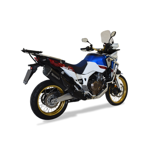 HP Corse Honda Africa Twin Crf 1000 16-19 Sps Carbon Black Exhaust