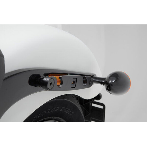 SW-Motech SLH Side Carrier LH2 Left - Harley-Davidson Softtail Slim (17-). For LH2. (HTA.18.682.10200)