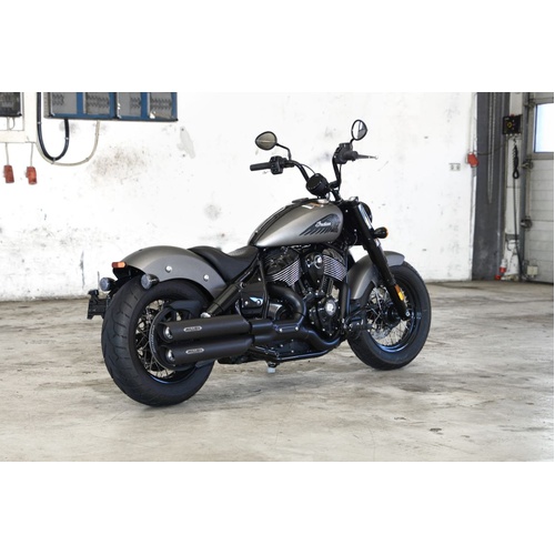 Miller Omaha CDH | Slip-On Exhaust To Suit Indian Chief Bobber Dark Horse, Chief Dark Horse, Jack Daniel’s Limited Edition Chief Bobber Dark Horse (Ta