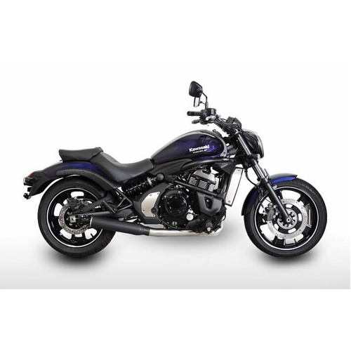 Miller Matador | Exhaust System To Suit Kawasaki Vulcan S (SlashCut, high-gloss polished)