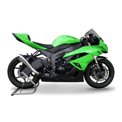 HP Corse Kawasaki ZX-6R 600 09-16 Hydroform Satin Exhaust