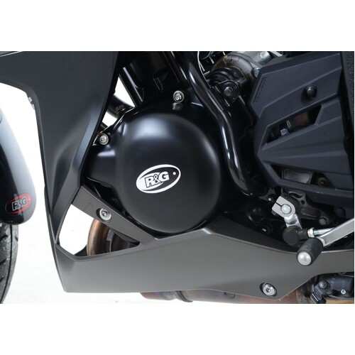 R&G Racing Engine Case Cover Kit (2pc) To Suit Kawasaki Ninja 300 '13- , Ninja 250 ('13- '17),  Z250 '13-'18 and Z300 models