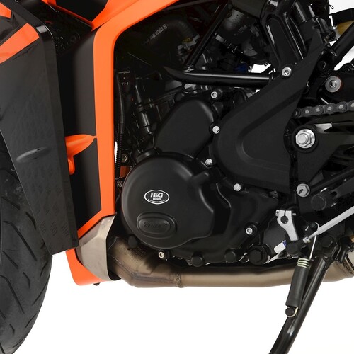 R&G Racing Engine Case Cover Kit (2pc) To Suit Husqvarna Svartpilen / Vitpilen 401 '20- '23, KTM 390 Adventure '20- & RC 390 '22- Race/road version