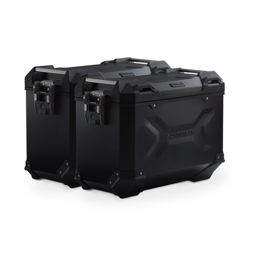 SW-Motech TRAX ADV Aluminium Case System -Black. 45/45 l. Honda Crosstourer (11-).(KFT.01.660.70100/B)