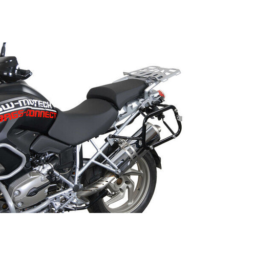 SW-Motech EVO Side Carriers. Black. BMW R1200GS (04-12) / Adv (06-13). (KFT.07.311.20001/B)