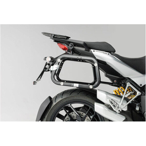 SW-Motech EVO Side Carriers Black. Ducati Multistrada 1200 / S (10-14). (KFT.22.140.20000/B)