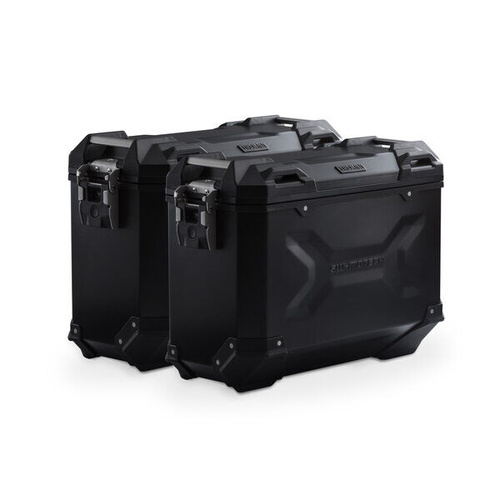 SW-Motech TRAX ADV Aluminium Case System - Black. 37/37L. Royal Enfield Himalayan 450 (23-). (KFT.41.620.70000/B)
