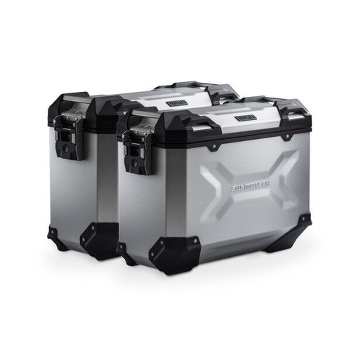 SW-Motech TRAX ADV Aluminium Case System - Silver. 37/37L. Royal Enfield Himalayan 450 (23-). (KFT.41.620.70000/S)