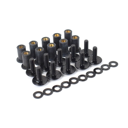 Pyramid M5 X 16 Screen Kit - Black (Pack Of 10)