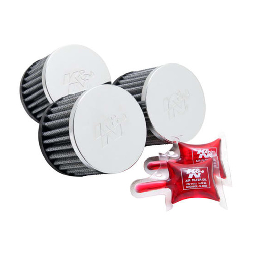 K&N Air Filter Pod KH400 3 x Filters (KRC-1133)