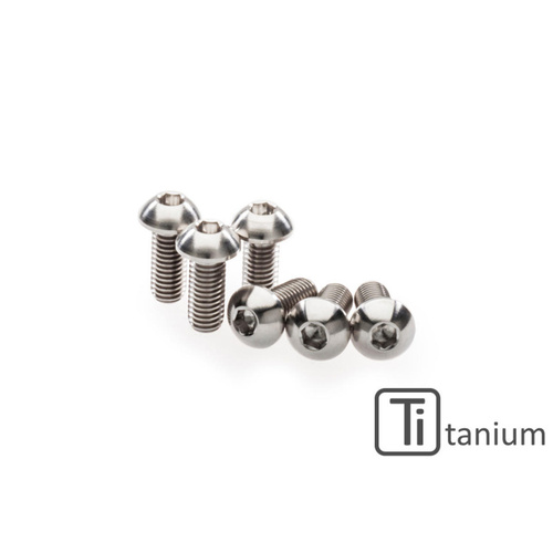 CNC Racing Screws set front brake disc M8x20 (6 pcs) - Titanium