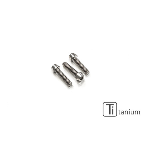 CNC Racing Screws set front sprocket cover M6x16 (3 pcs) - Titanium
