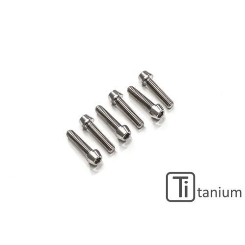 CNC Racing Rearsets screws kit M8x25 (6 pcs) MV Agusta Brutale - Titanium