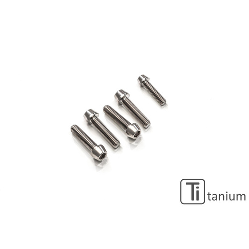 CNC Racing Top triple clamp screw kit - Titanium