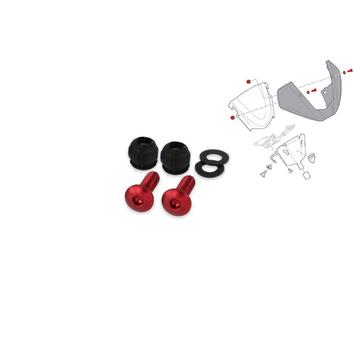 CNC Racing Screen bolt kit - Ducati - 2 pcs