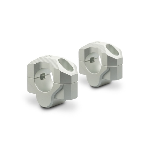 SW-Motech Bar Riser For 28mm Handlebars H=20 mm. Silver. Milled.(LEH.00.039.20201/S)