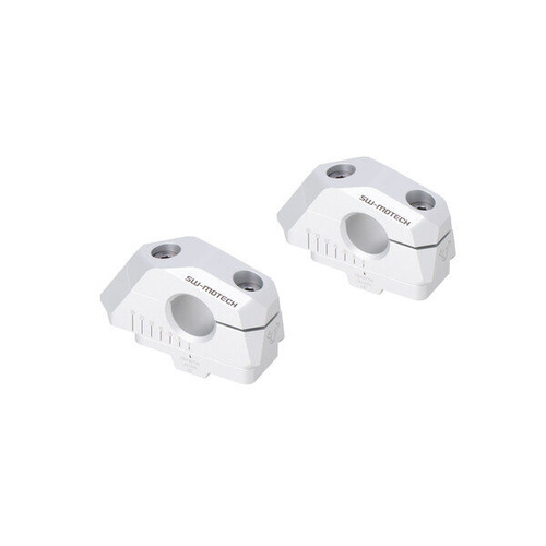 SW-Motech Variable bar back diam22 mm handlebars with offset. Silver. BMW F 750 GS (17-) / F 800 GS (23-). (LEH.00.039.30100/S)