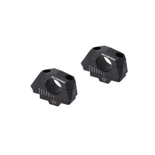 SW-Motech Bar back variable for diam32 handlebars. H=32mm. Back 5/10/15/20/25/30 mm. Black. (LEH.00.039.32000/B)