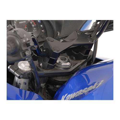 SW-Motech Bar riser.H=20 mm. Black. Kawasaki Z750/R/S, Z1000.(LEH.08.039.12100/B)