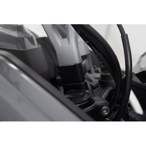 SW-Motech Bar riser. H=30 mm. Black. Triumph Tiger 660 (21-). (LEH.11.039.10400/B)
