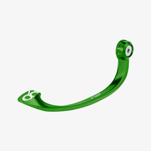 Bonamici Racing Aluminium lever protection EVO LH  side - GREEN (without adaptor)