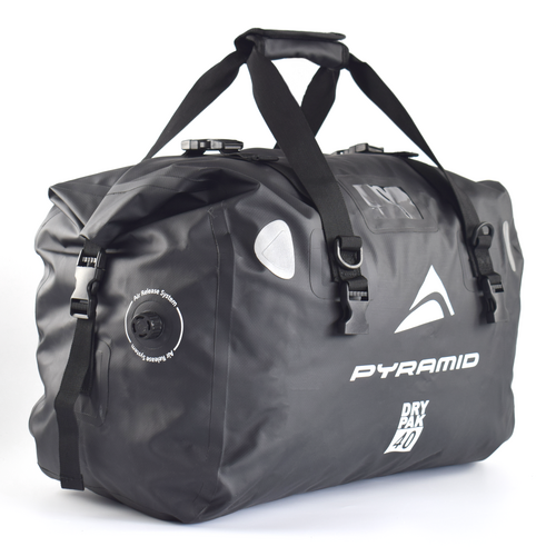 Pyramid Waterproof 40L Motorcycle Duffle Bag (Black)
