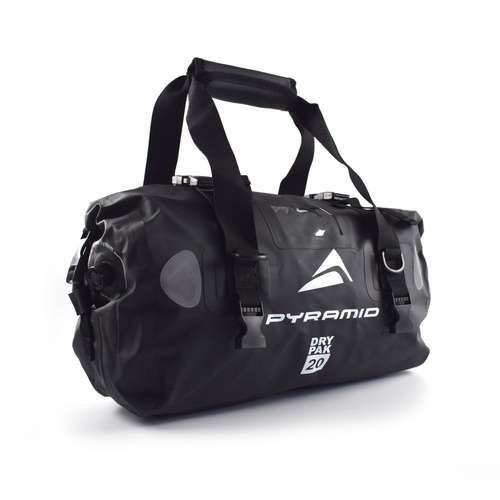 Pyramid Waterproof 20L Motorcycle Duffle Bag | Black