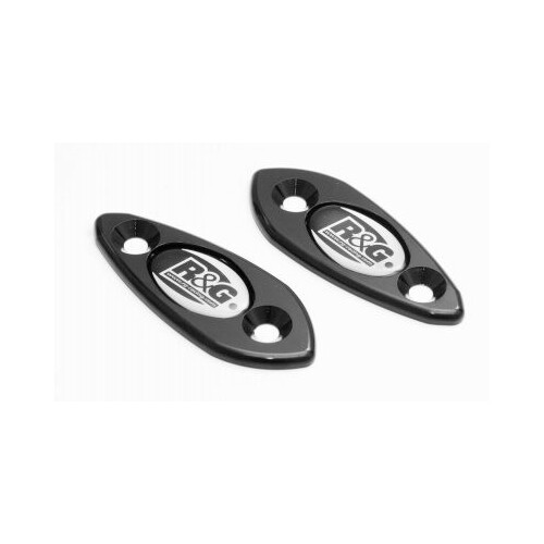R&G Racing Mirror Blanking Plates To Suit Kawasaki 2009/2010 ZX6R '09-'12