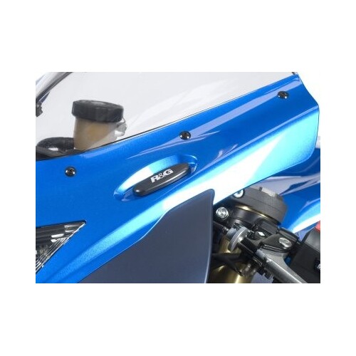 R&G Racing Mirror Blanking Plates To Suit Suzuki GSXR600 GSXR750 L1/L2