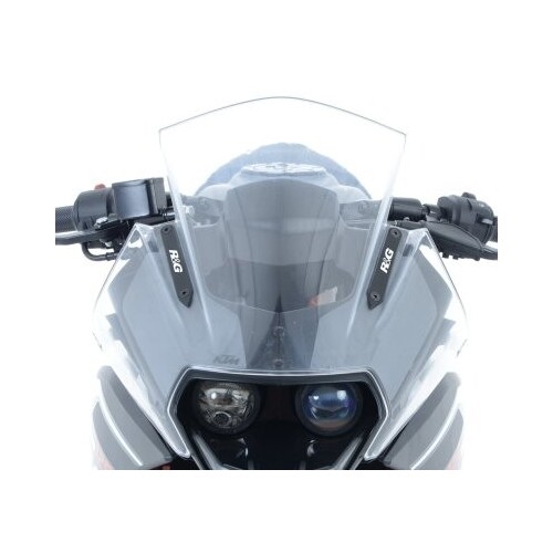 R&G Racing Mirror Blanking Plates To Suit KTM RC 125 '14- /RC 200 '14- / RC390 '14-'21