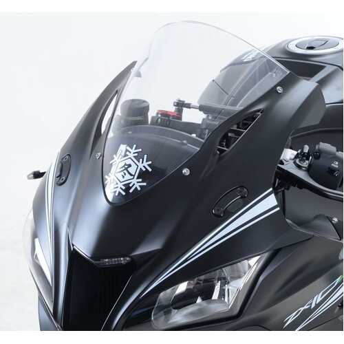 R&G Racing Mirror Blanking Plates To Suit Kawasaki ZX10-R '16- & ZX-10RR '21-