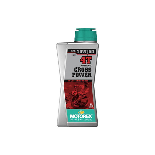 Motorex Cross Power 4T 10W50 Fully Synthetic Motor Oil - 1 Litre