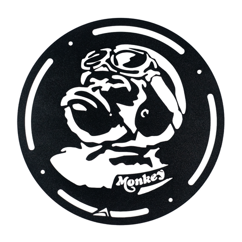 Pyramid Metal Plaque | Honda Monkey Emblem