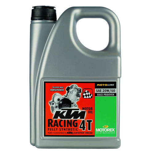 Motorex KTM Racing 4T 20W60 - 4 Litre (4) (MKTM20604)