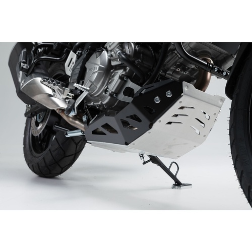 SW-Motech Engine guard. Black/Silver. Suzuki DL650 (11-) / XT (15-). (MSS.05.759.10001/B)