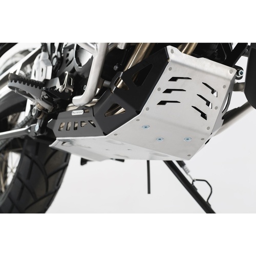 SW-Motech Engine guard. Black/Silver. BMW GS-models / Husqvarna Nuda 900. (MSS.07.560.10002/S)
