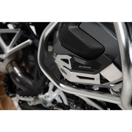 SW-Motech Cylinder guard. Black/Silver. BMW R 1250 GS, R 1250 R. (MSS.07.904.10201)