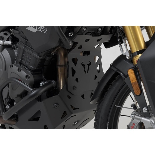 SW-Motech Engine guard extension. Black. Triumph Tiger 1200 models (22-). (MSS.11.905.10100/B)