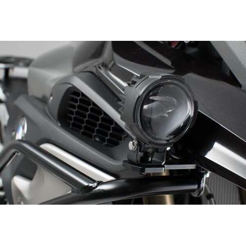 SW-Motech Light mounts f. orig. BMW fog lights. Black. BMW R 1200 GS (12-18), R 1250 GS (21-). (NSW.07.004.20000/B)