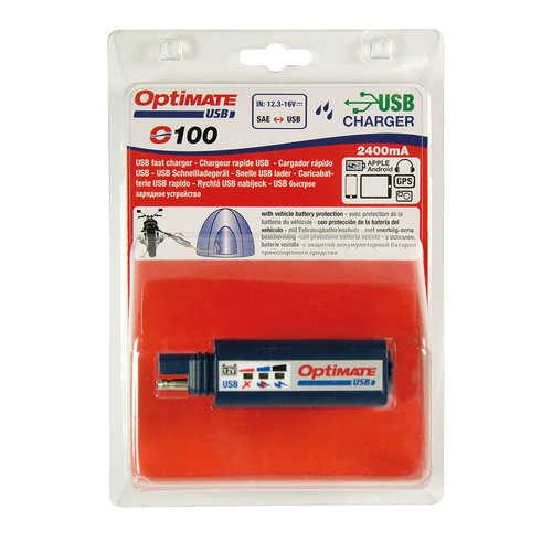 Optimate 2400mA USB Charger & 3-LED Battery Monitor