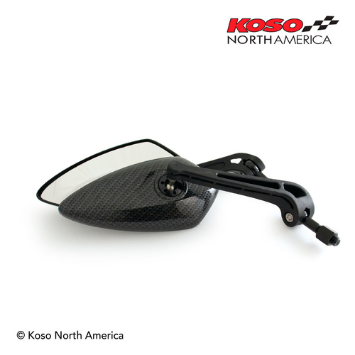 Koso BLADE STYLE | Mirrors - clear lenses/carbon look shell