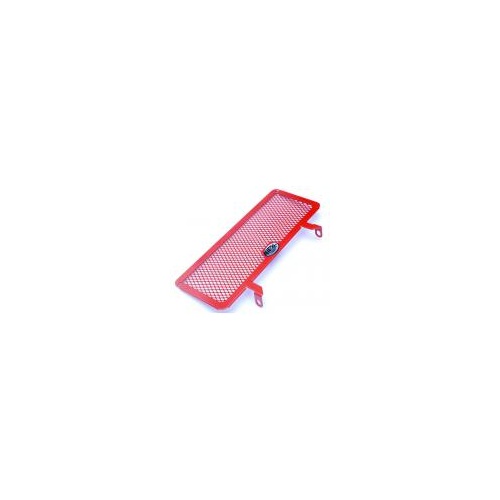 R&G Racing Oil Cooler Guard To Suit Ducati Hypermotard 1100 EVO (Red)