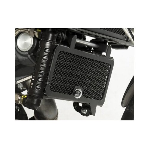 R&G Racing Oil Cooler Guard To Suit Aprilia Doroduro 1200 '11-