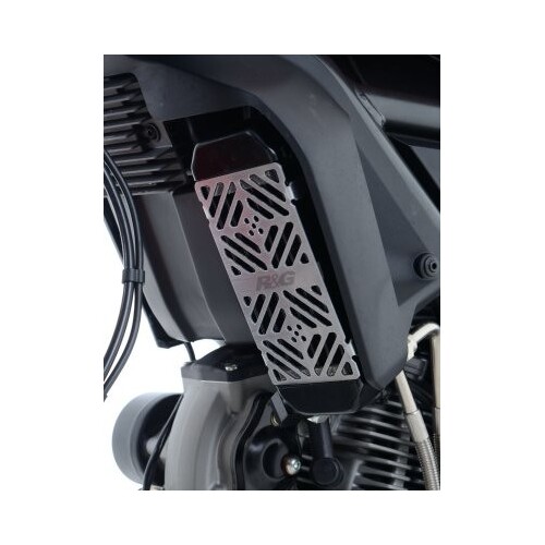 R&G Racing Oil Cooler Guard To Suit Ducati Scrambler '15-, Urban Enduro '15-'17, Ducati Monster 797 '17- & Desert Sled '18-